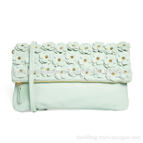 Women's Fashion Leather Wallet with Flower